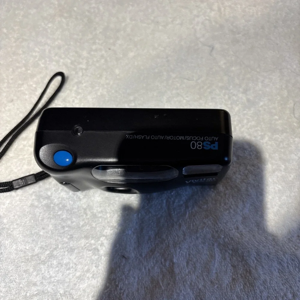 Vivitar PS80 35mm Point & Shoot Film Camera- AF Motor-  Auto Flash Tested‎